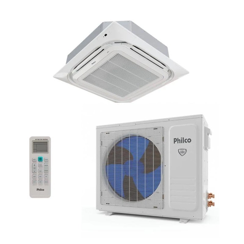 Ar-condicionado Split Cassete Philco Eco Inverter 24.000 BTU/h Frio 220V