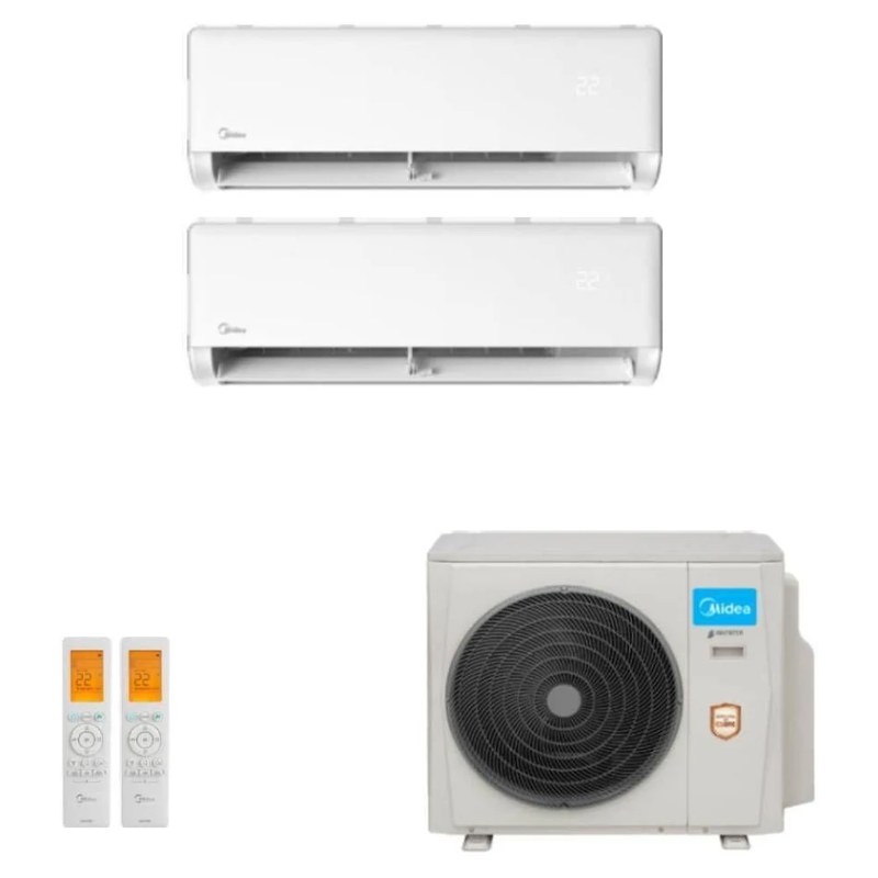 Ar-condicionado Bi Split Midea 18.000 BTUs Quente/Frio Inverter 220V