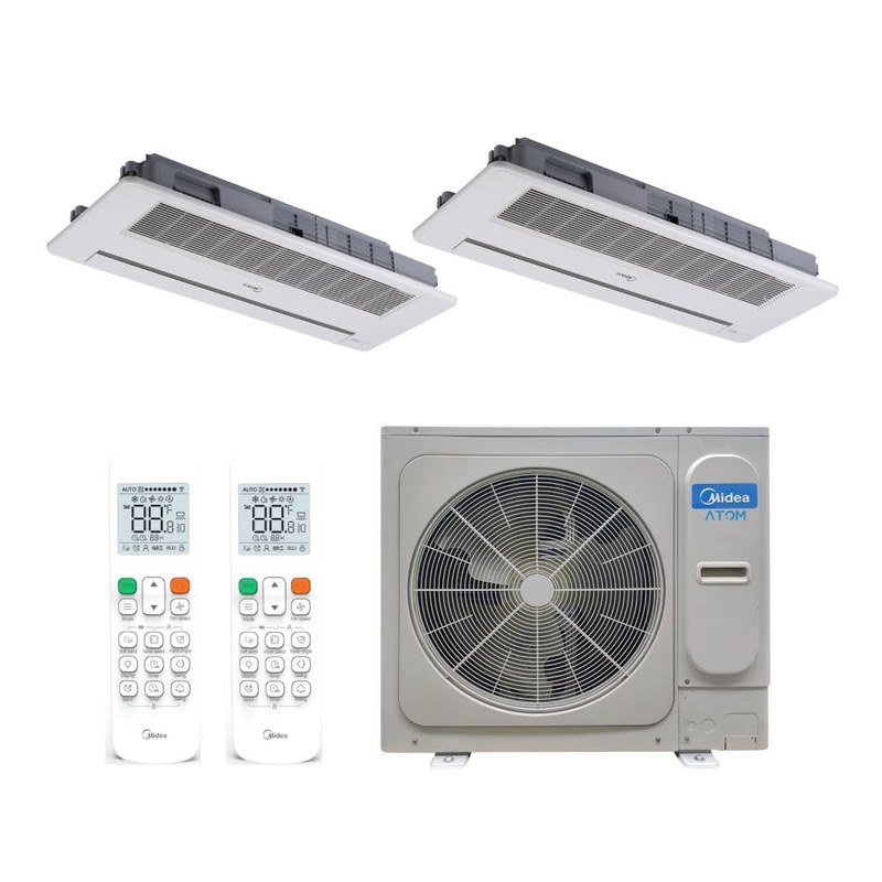 Mini VRF Inverter Carrier Atom 36.000 BTUs Quente/Frio 2x 18.000 BTUs 220V