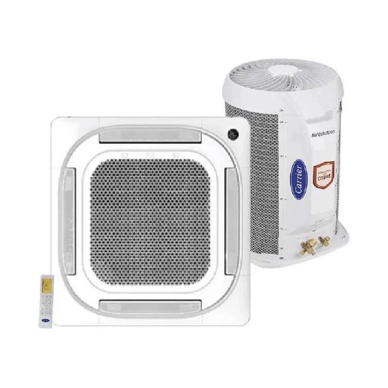 Split Cassete 4 Vias Inverter Carrier 23.000 BTUs Quente/Frio 220V