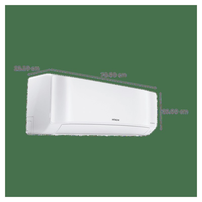 Split Inverter Hitachi 1 Ton 3 Estrelas RAK.E312PCBIB Branco