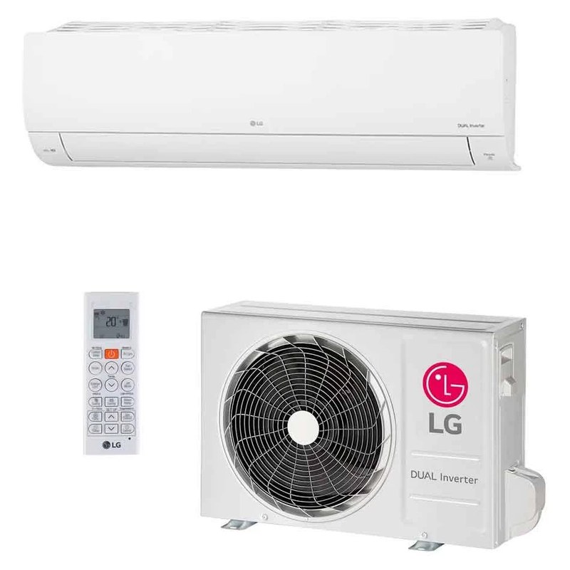 Ar-condicionado Split LG Dual Inverter Compact 9.000 BTUs S3-Q09AAQAL Frio 220V