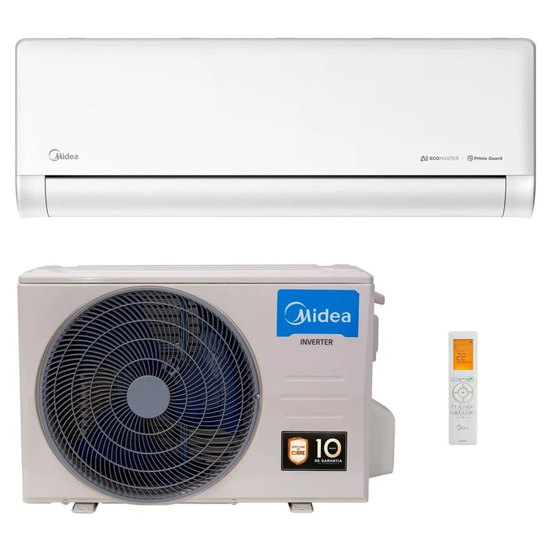 Ar-condicionado Split Inverter Midea AI Ecomaster 9.000 BTUs Frio 220V