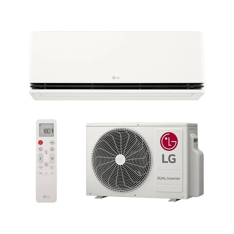 Ar-condicionado Split LG S3-Q120AKH0 Dual Inverter 12.000 BTUs Frio 220V