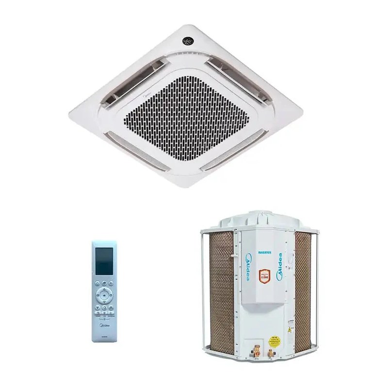 Ar-condicionado Cassete Inverter Midea 24.000 BTUs Frio 220V