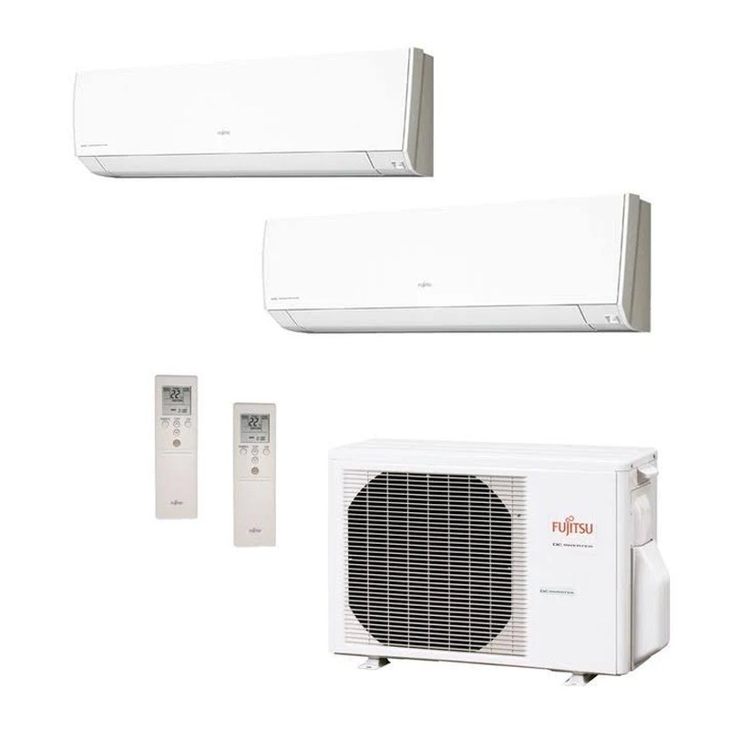 Ar-condicionado Split Inverter Fujitsu 2x1 45.000 BTUs
