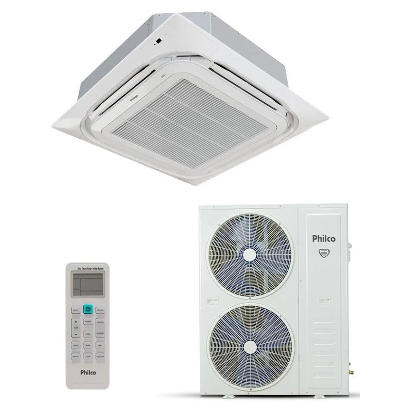 Ar-condicionado Cassete Philco Eco Inverter 55.000 BTUs Frio 220V