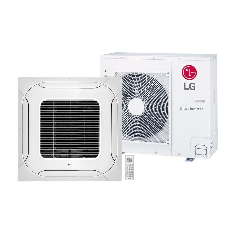 Ar-condicionado Cassete LG Inverter 24.000 BTUs Quente e Frio 220V