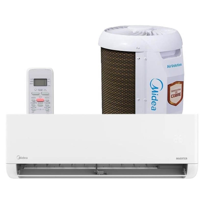Ar-condicionado Split Inverter Midea Airvolution Lite 12.000 BTUs Frio 220V