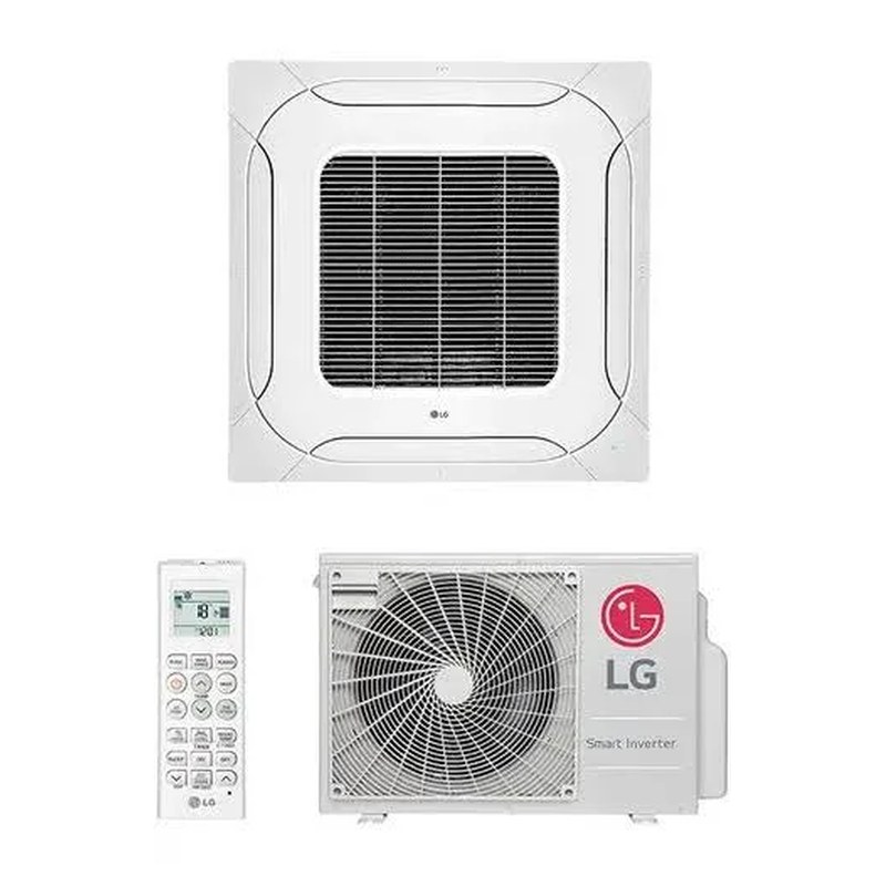 Ar-condicionado Split Cassete Inverter LG ATUW18GNLP1 18.000 BTUs 220V
