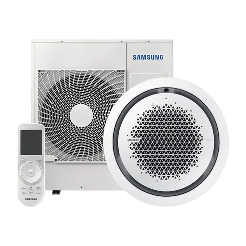 Ar-condicionado Cassete Samsung Windfree 46.000 BTUs Quente/Frio 220V