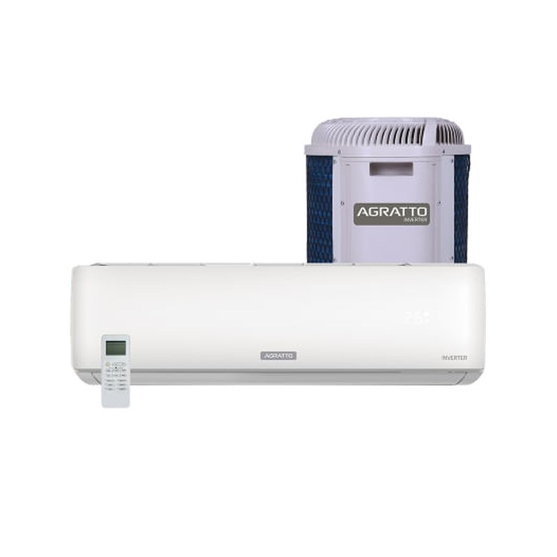 Ar-condicionado Split Hi Wall Inverter Agratto Zen Top 12.000 BTU Frio 220V